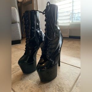 6” Exotic Platform Ankle Boots